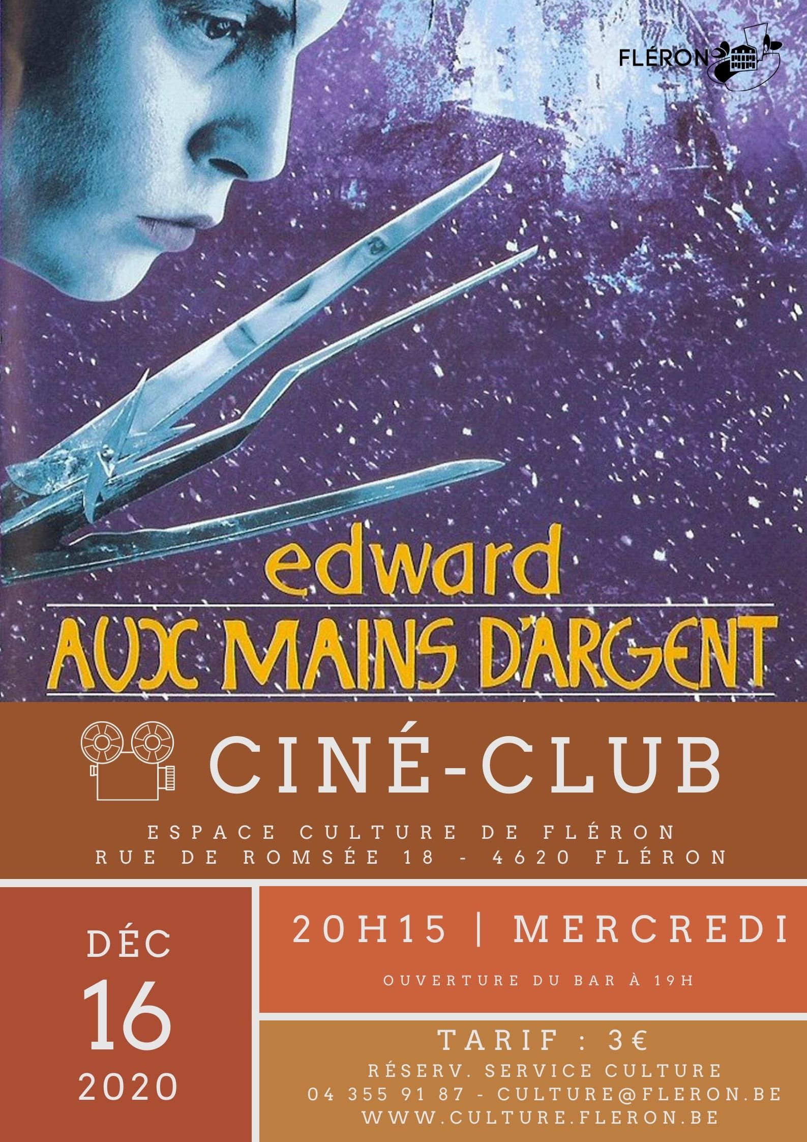 CINÉ CLUB 201216   Edward Aux Mains D'Argent